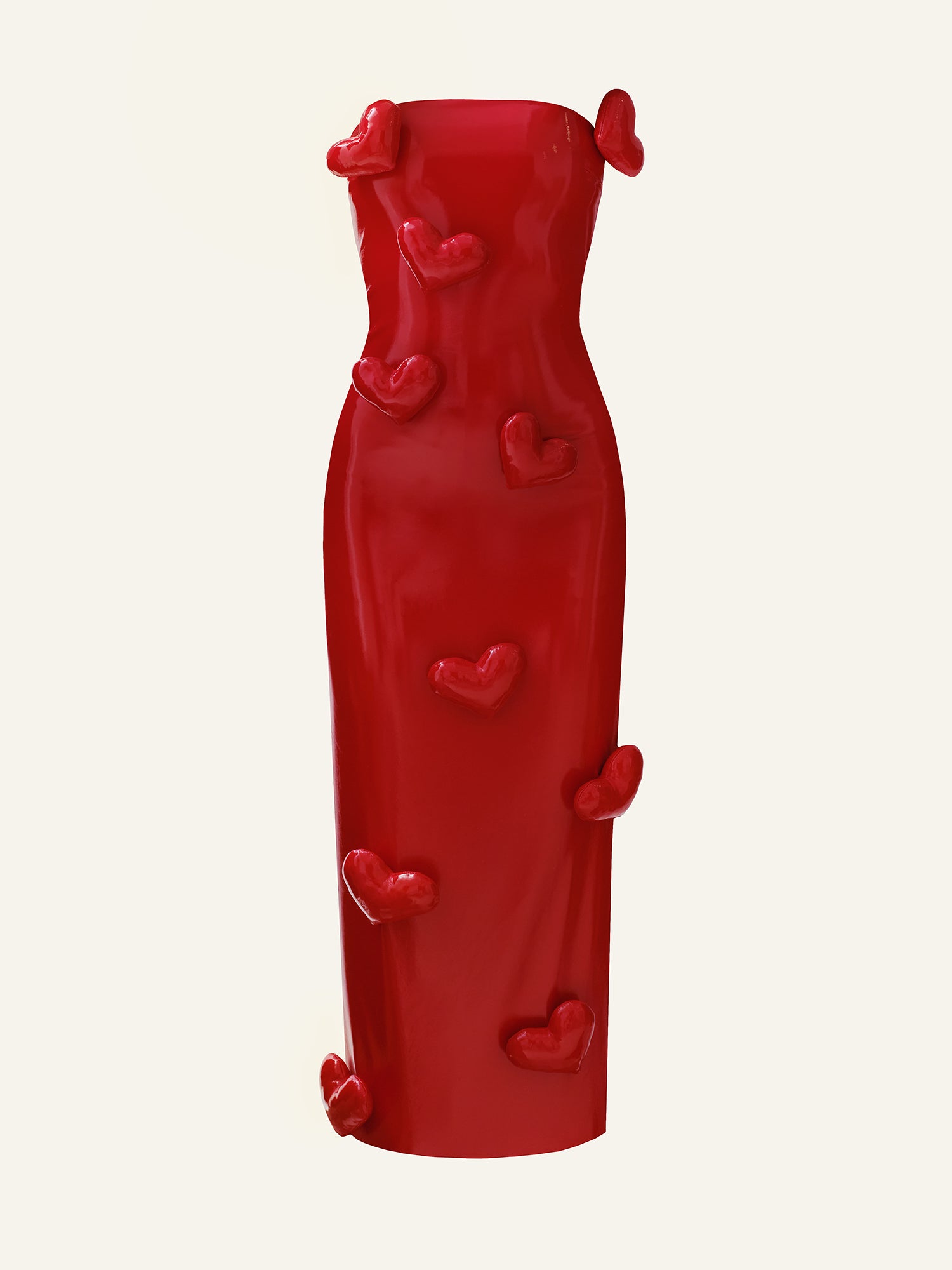 Love Killa Dress in Red Patent Red / XXL / Vegan Leather Love Killa Dress in Red Patent Red / XXL / Vegan Leather