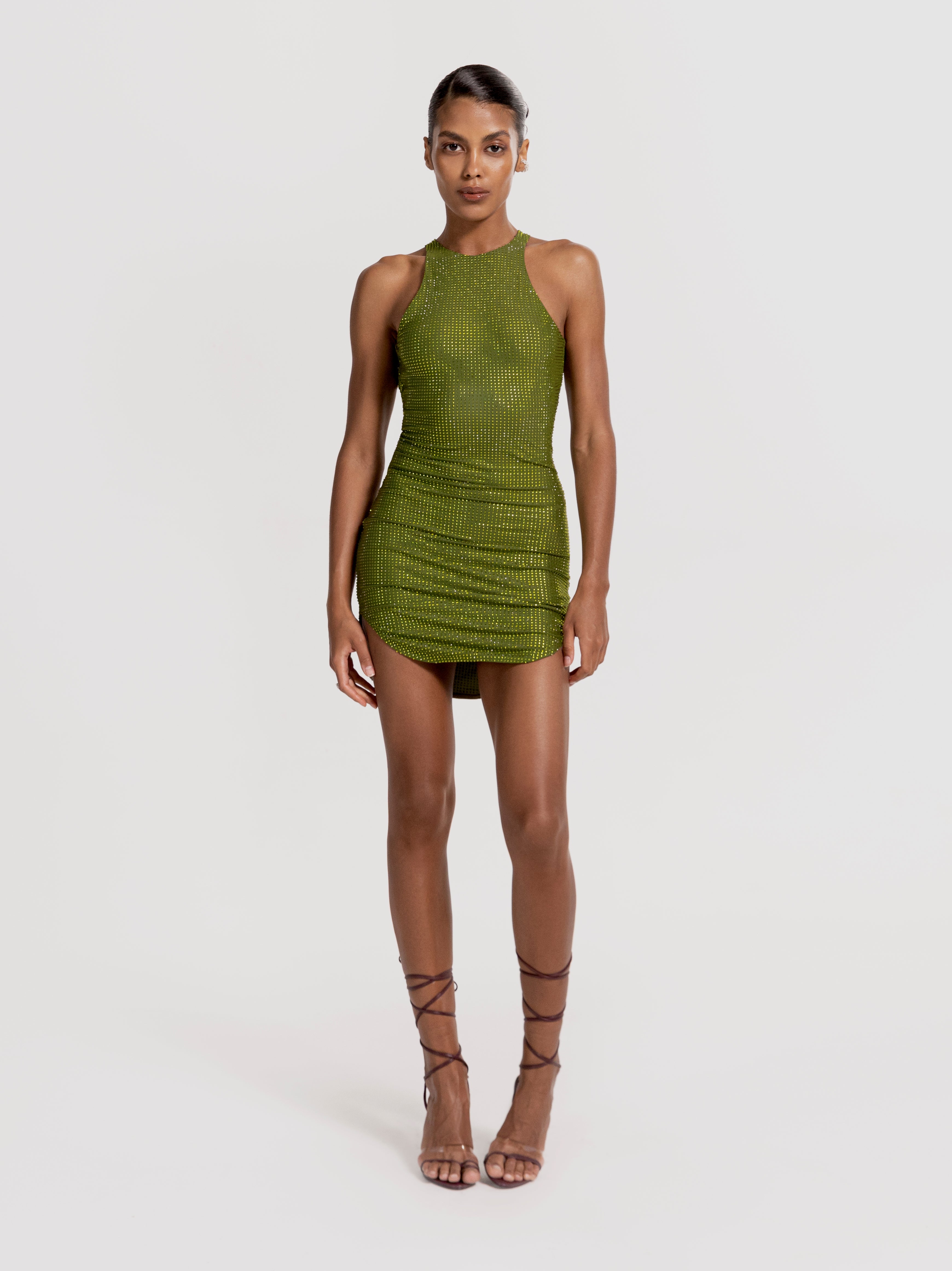 Munekita dress in Peridot Glow Munekita dress in Peridot Glow