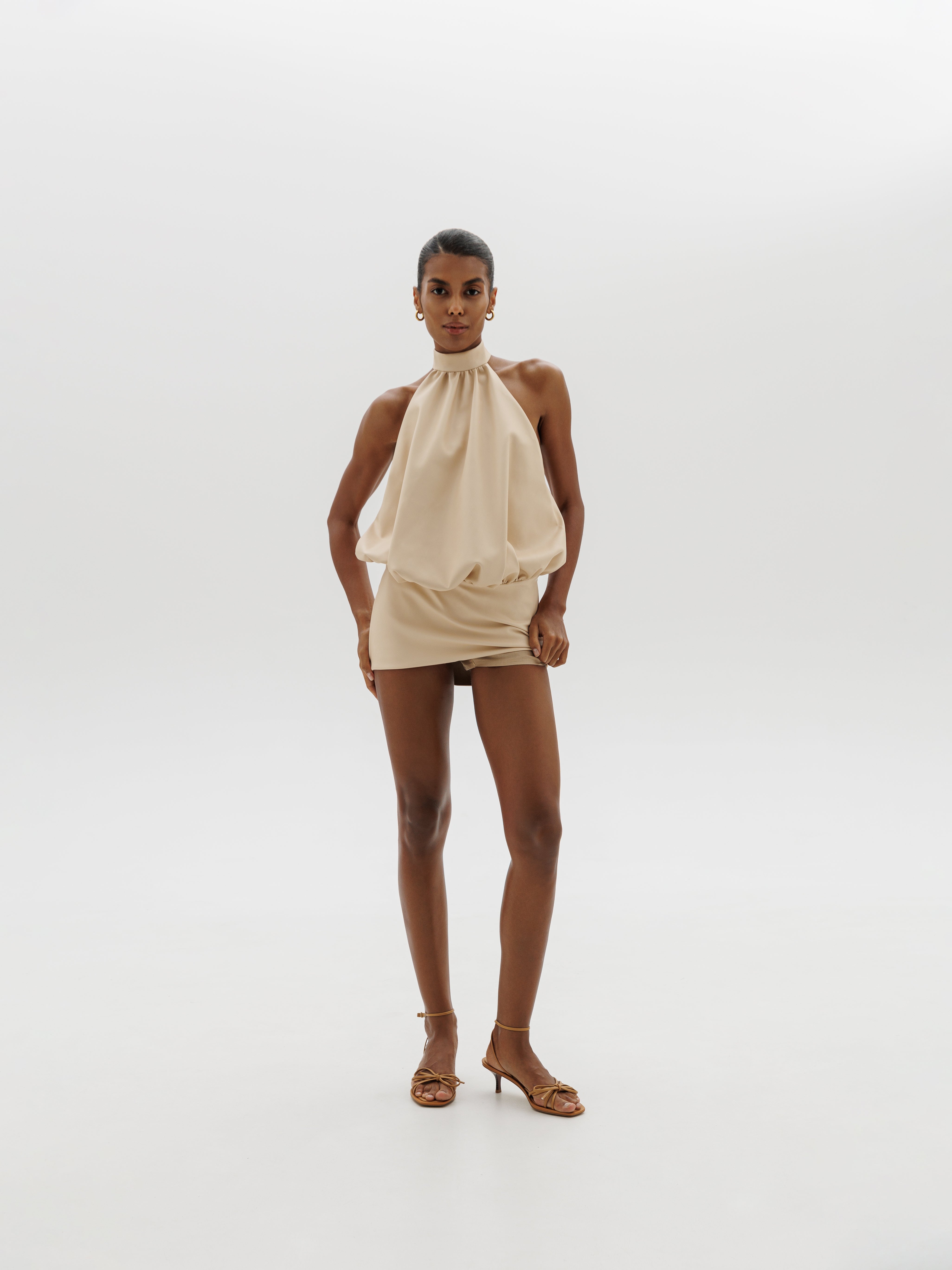 Bubble jumpsuit in Vanilla – CULTNAKED