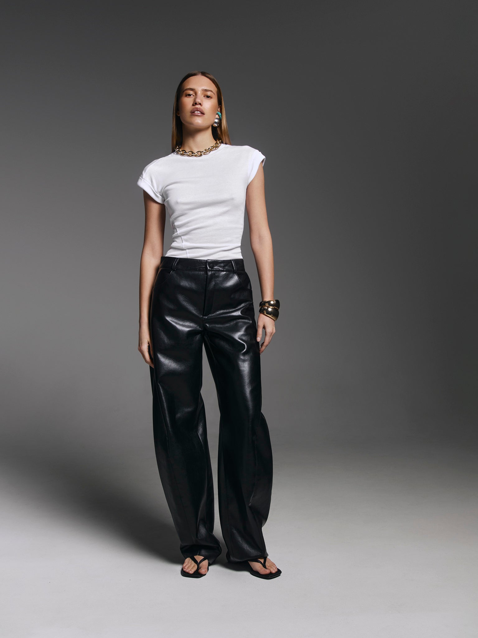 Barrel pants in Genuine Leather – CULTNAKED
