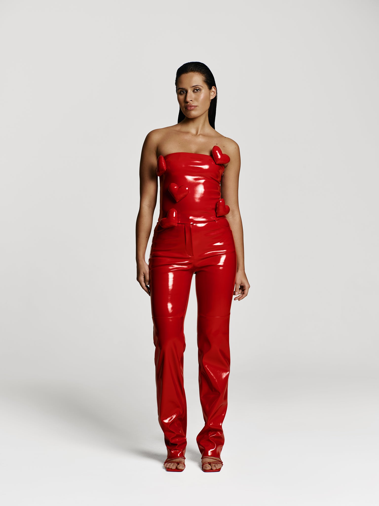 Bundle: Love Killa bandeau in Red Patent + Killa pants in Red Patent –  CULTNAKED