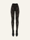 Lace Skin leggings in Onyx