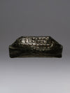 Babylon Leather clutch in Green Croc