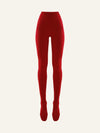 Skin leggings in Red