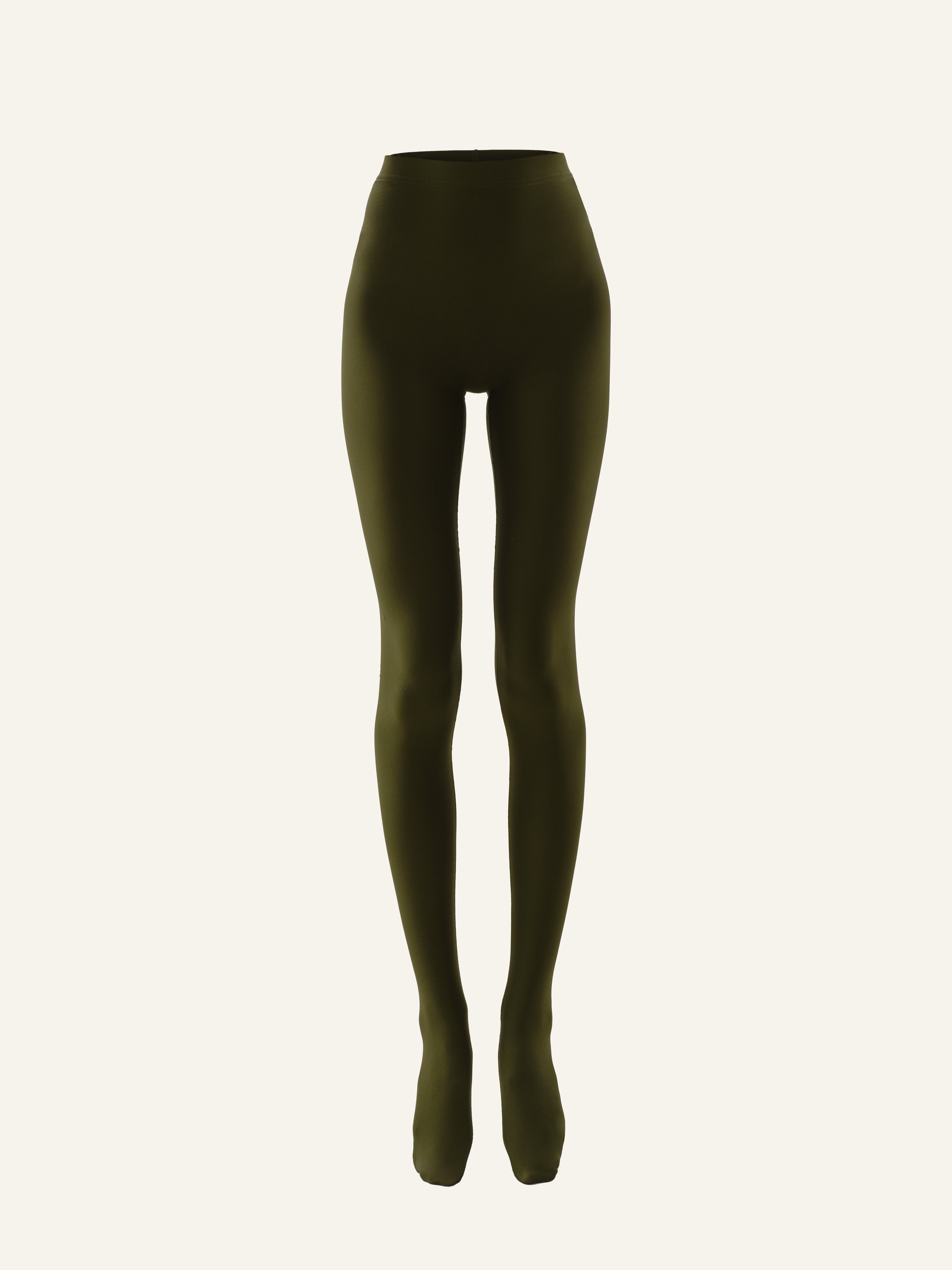 Skin leggings in Khaki