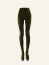 Skin leggings in Khaki