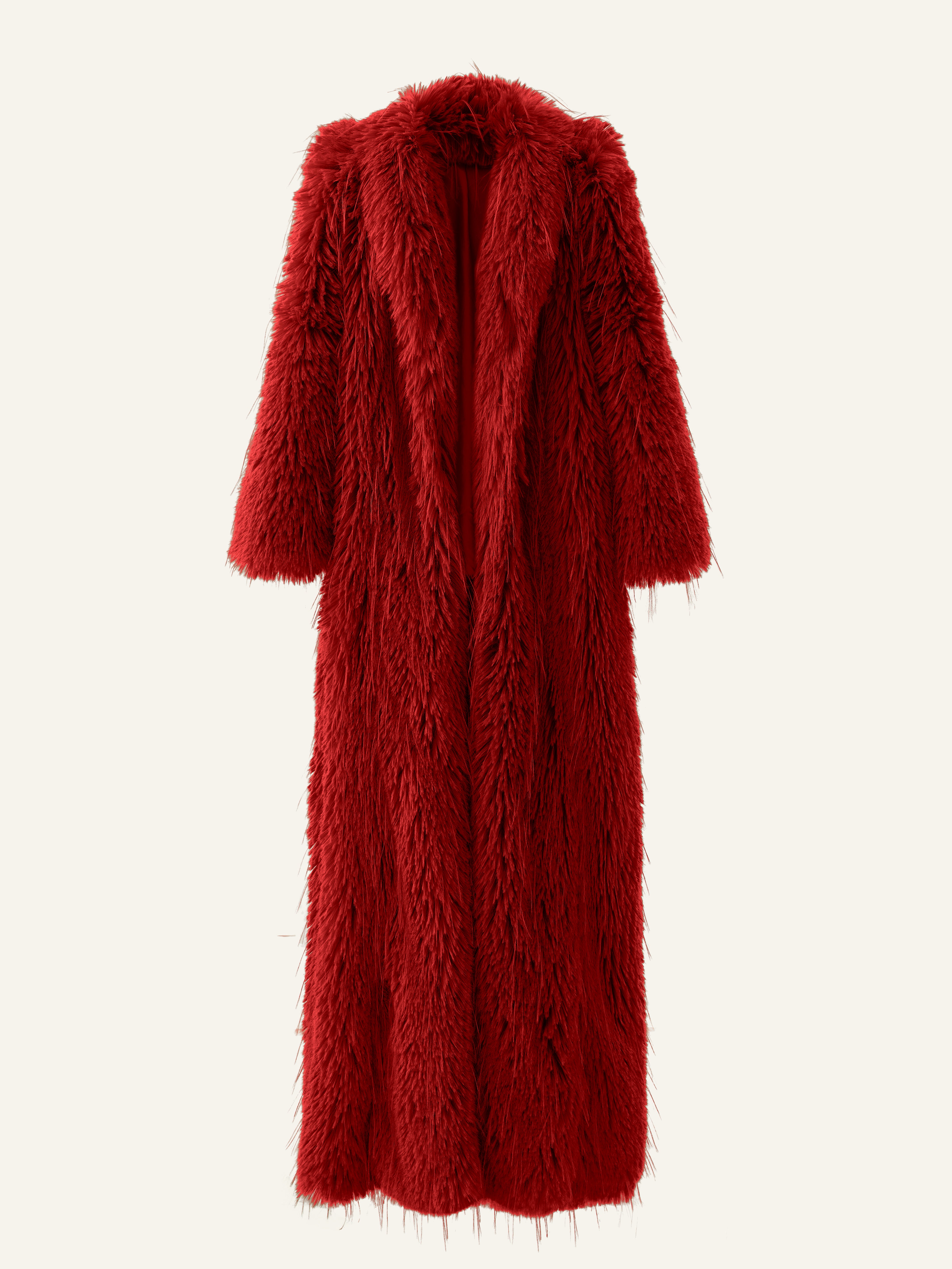 Voltage coat in Passion Red