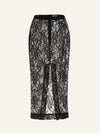 Allure skirt in Noir Lace