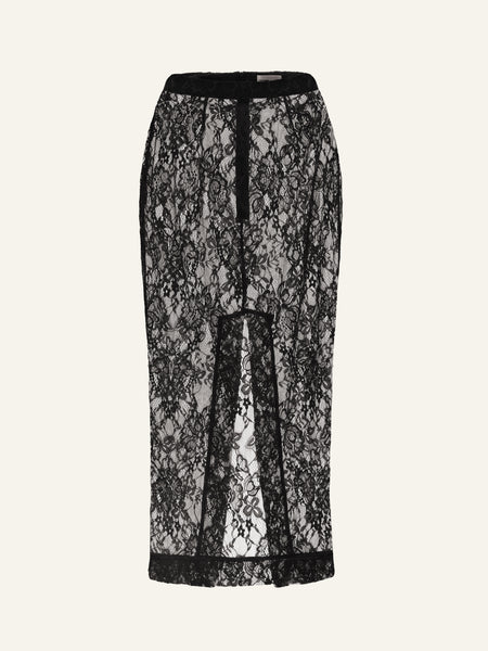 Allure skirt in Noir Lace