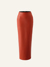 Pencil skirt in Burnt Orange