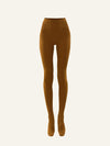 Skin leggings in Mustard