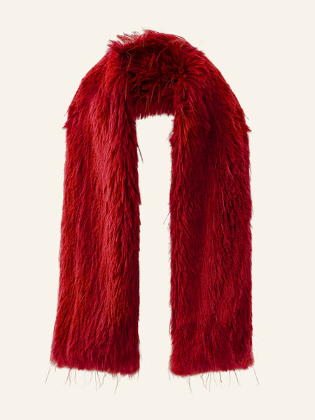 Breez scarf in Passion Red