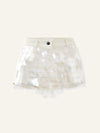 Vixen shorts in Sequined White