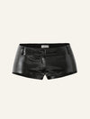Mini Mini shorts in Onyx Patent