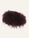 Snap Clutch in Plum