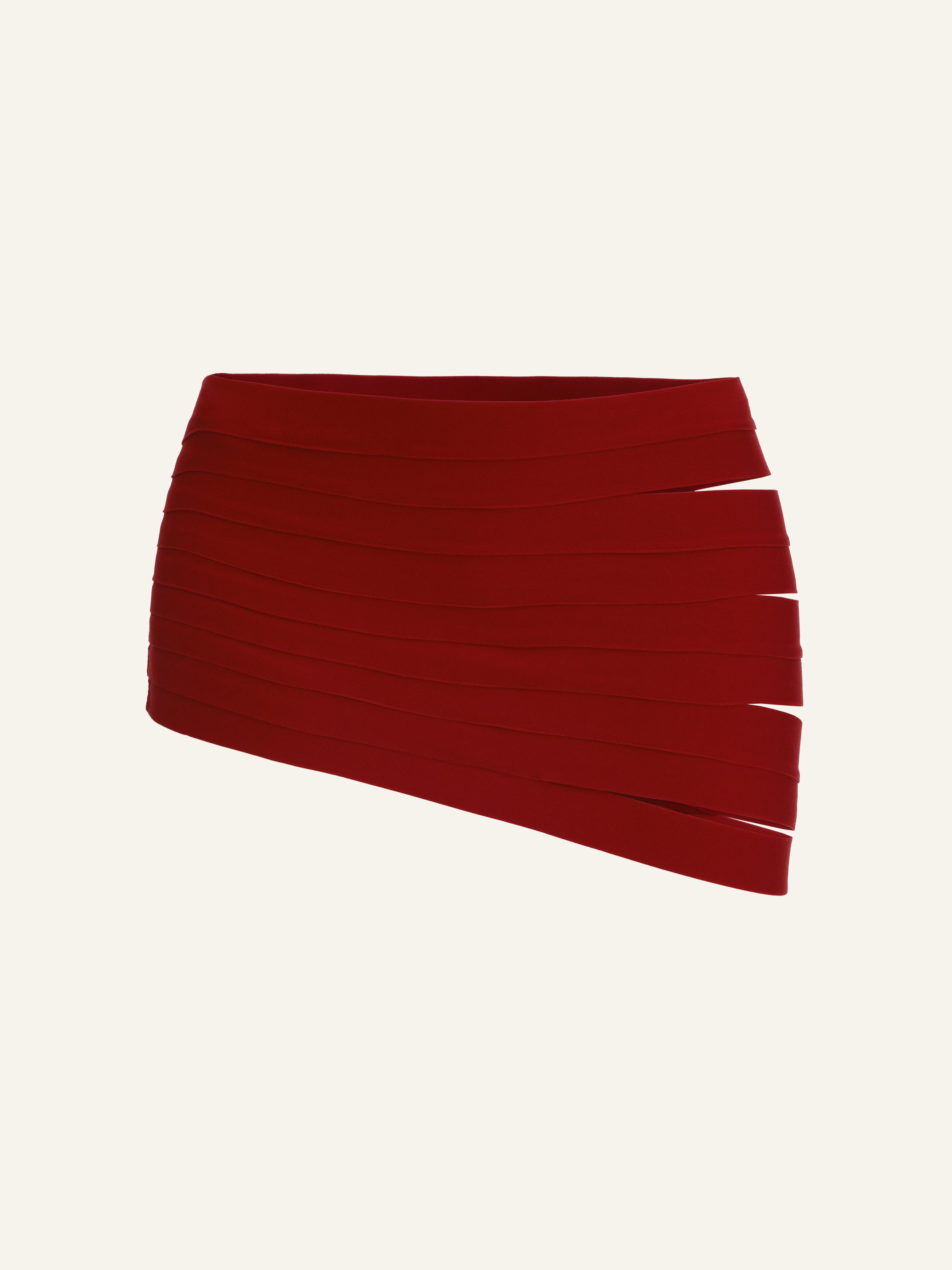 Borderline skirt in Passion Red