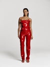 Bundle: Love Killa bandeau in Red patent + Killa pants in Red patent