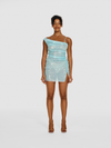 Moon dress in Blu