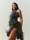 Cloud Nine jumpsuit in Disco Feathers