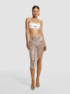 Stardust Pencil skirt in Silver
