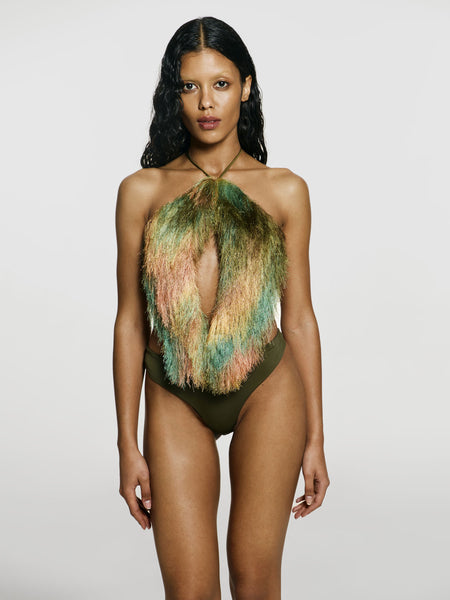 Smoothie bodysuit in Mango
