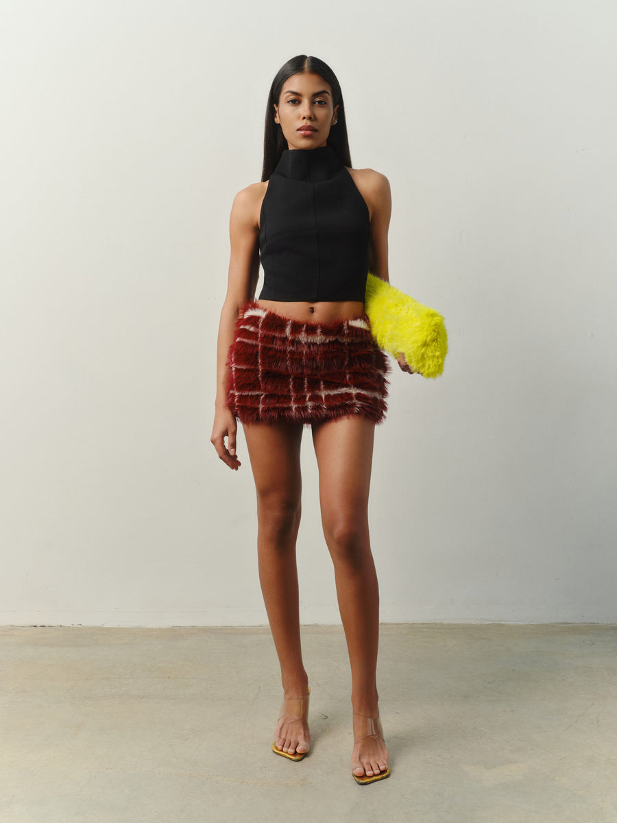 Kaia top in Onyx Wool