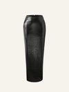 Pencil skirt in Onyx Patent