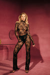Bundle: Allure bodysuit in Noir Lace + Allure pants in Noir Lace