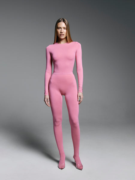 Skin leggings in Pink