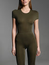 Skin bodysuit in Khaki