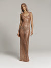 Diva Stardust dress in Champagne