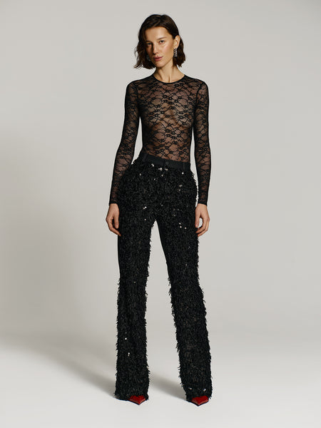 Power pants in Onyx Bloom