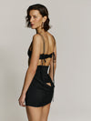 Museum skort in Onyx