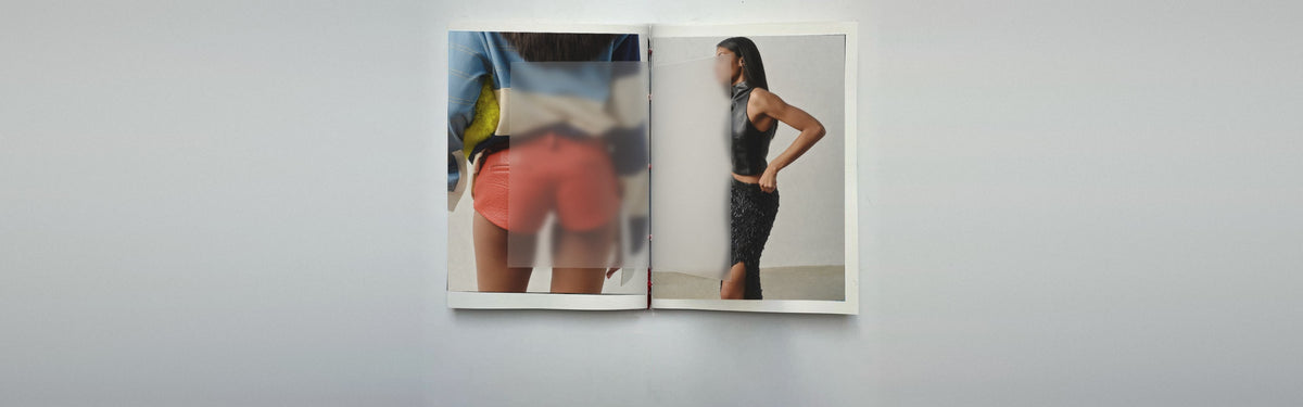 Book spread: Mini Mini Shorts and Kaia top