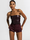 Vixen shorts in Plum