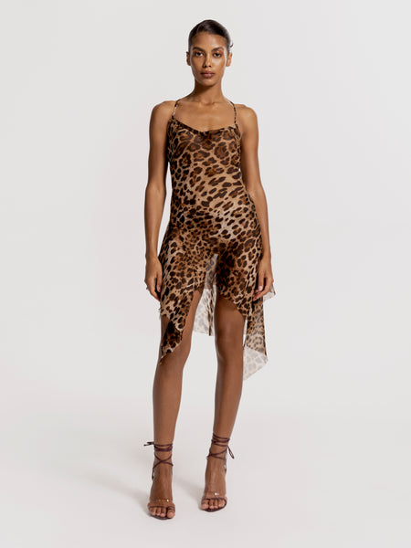 Fantasy dress in Leopard