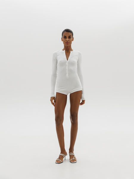 Good Girl jumpsuit in Blanc