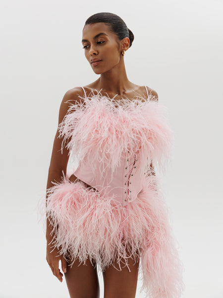 Cloud Nine skort in Desire Pink