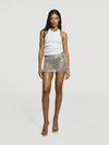 Stardust skirt in Silver