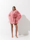 Delight coat in Pink