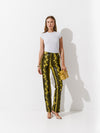 Killa pants in Yellow Python