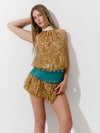 Copacabana top in Gold