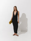 Cutout dress in Onyx