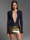 Good Girl bodysuit in Blue