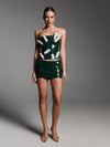 Mini Mini skort in Viper Patent