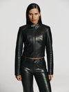 Motorsport jacket in Genuine Leather